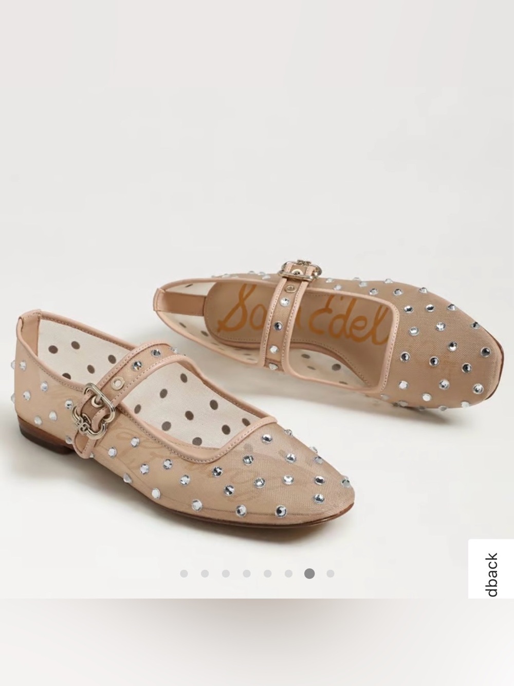 Sam Edelman Michaela Shine Mary Jane  Flat 6